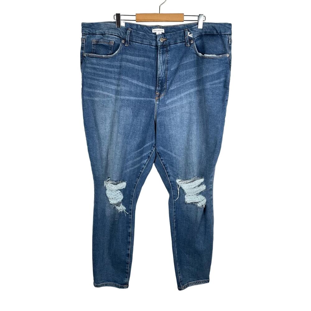 Good American Good Legs Skinny Jeans NWT Plus Size 24 Indigo234 Medium Wash